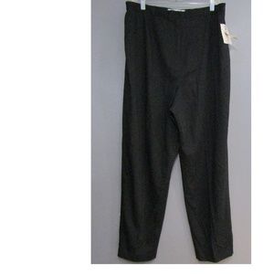 NEW Valerie Stevens Techo Stretch Black Pants 18